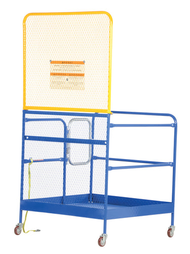 WORK PLATFORM 84 IN BACK CASTERS 48X48 - Model WP4848CA84B